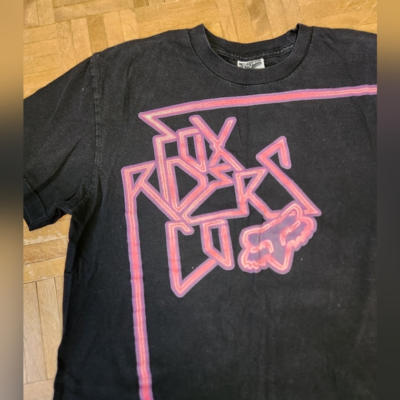 Mens VINTAGE Fox Racing Tee Medium - Picture 2 of 5